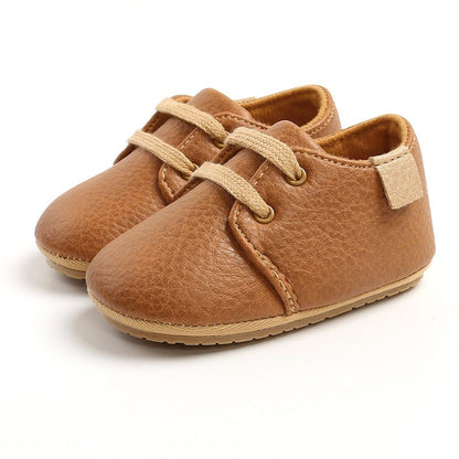 Infant Multicolor Retro Leather Shoes