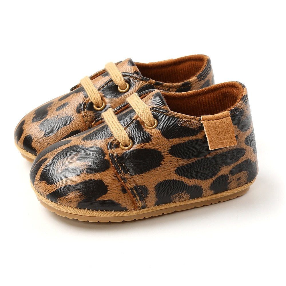 Infant Multicolor Retro Leather Shoes