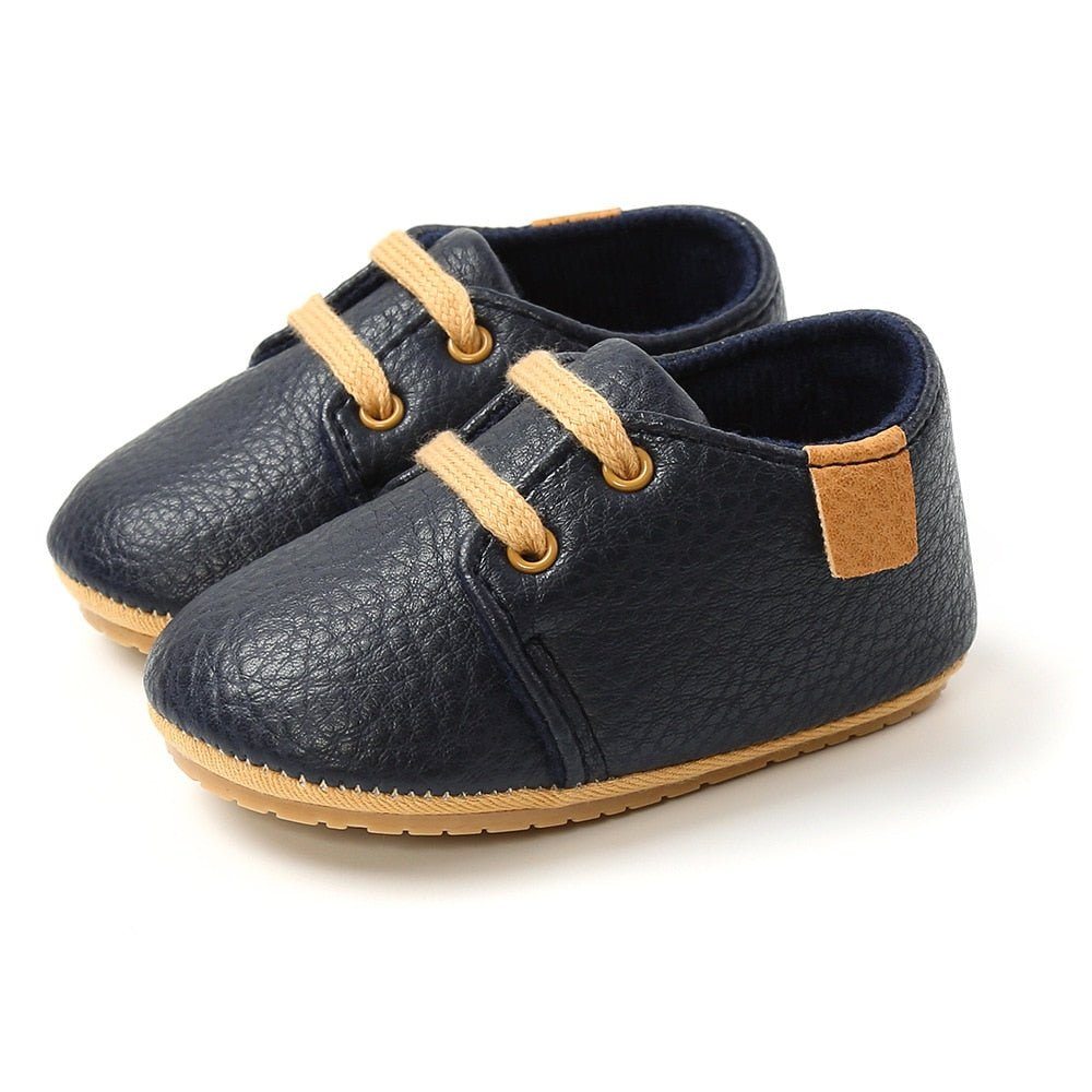 Infant Multicolor Retro Leather Shoes