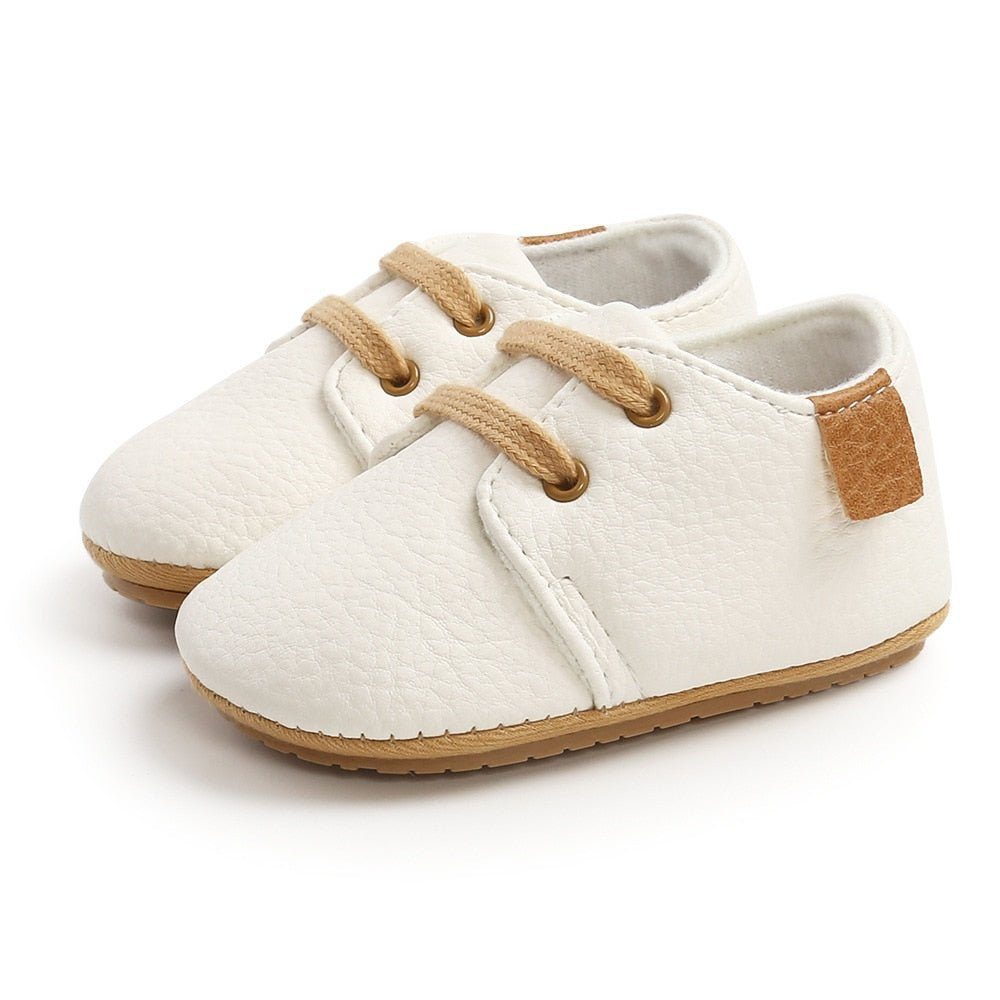 Infant Multicolor Retro Leather Shoes