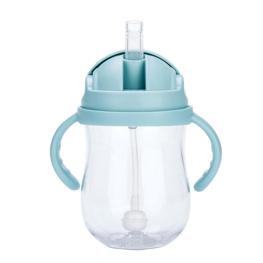 Leakproof Double Handle Silicone Baby Water Bottle