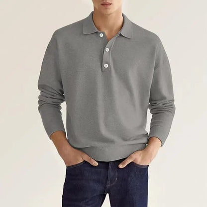 Serlene™ LONG SLEEVED POLO SHIRT - MAXIMUM ELEGANCE AND COMFORT