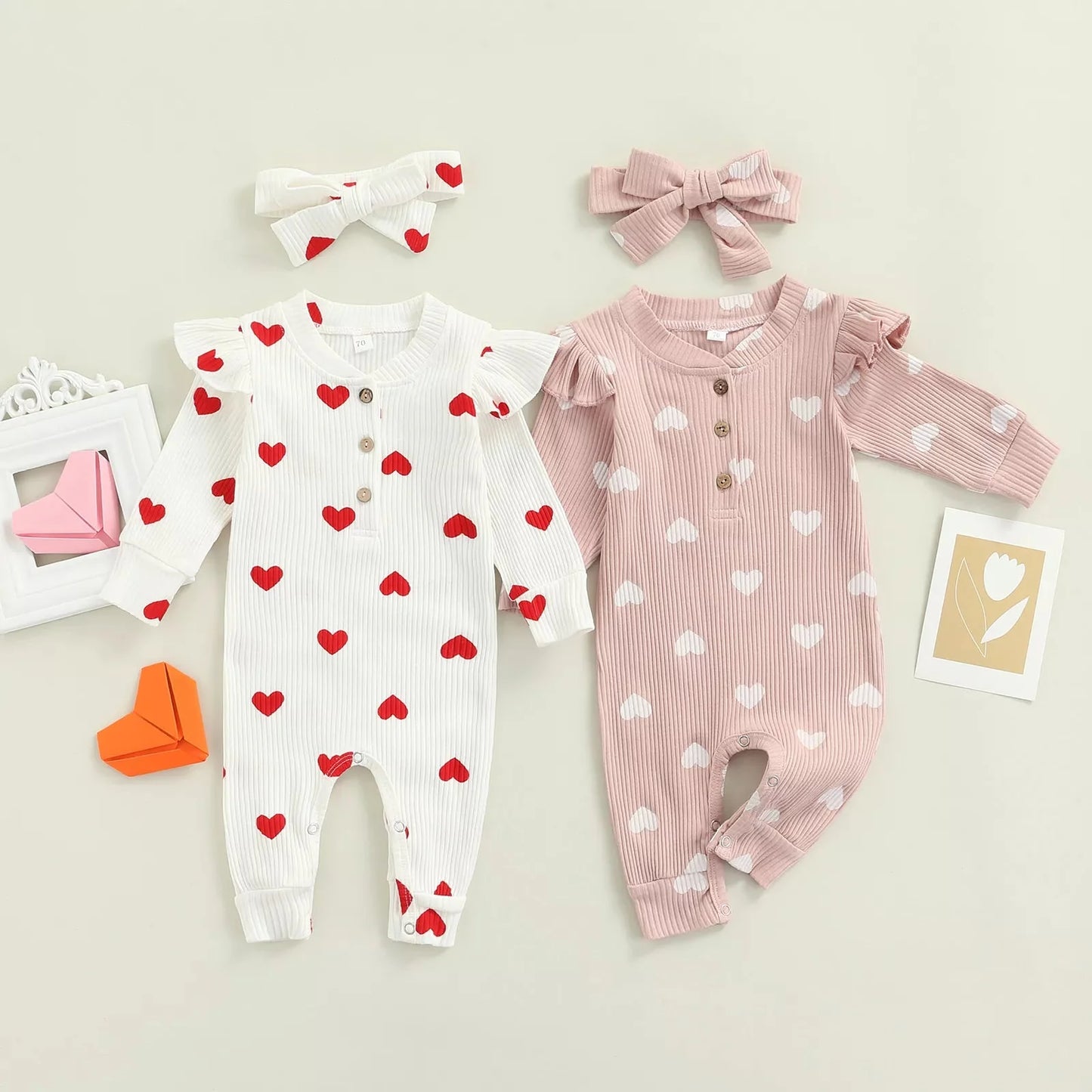 Baby Valentine's Day Jumpsuit