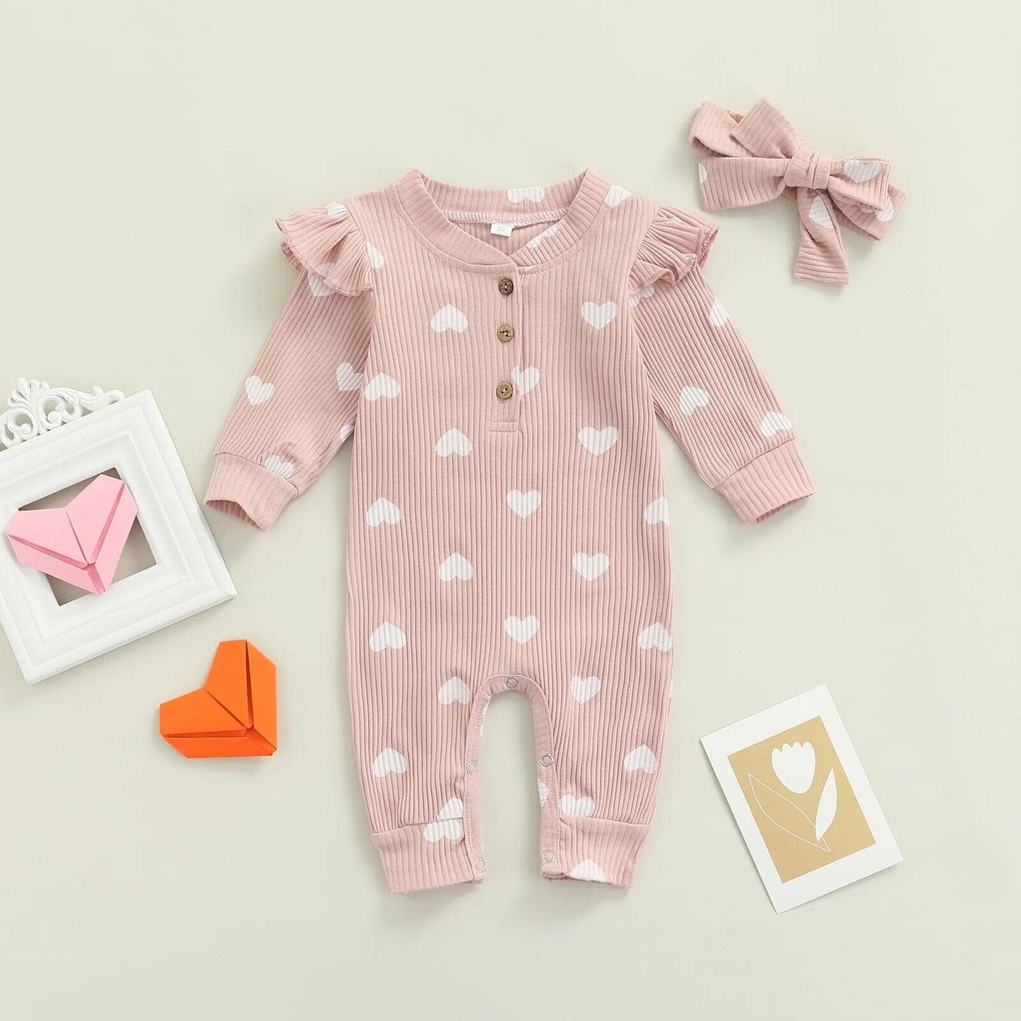 Baby Valentine's Day Jumpsuit