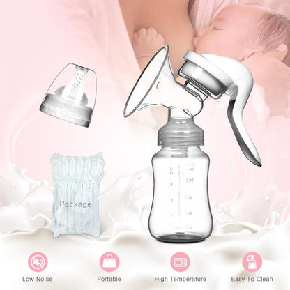 Effortless Manual Breast Feeding Pump