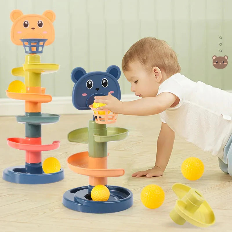 Baby Toy Montessori Track Rolling