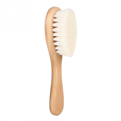 Natural Wool Baby Wooden Brush