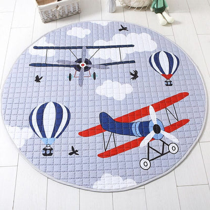 Planes & Hot Air Balloons Play mat