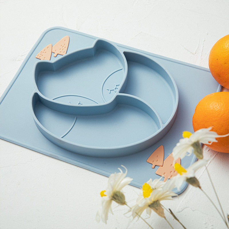 Silicone Baby Dining Plate