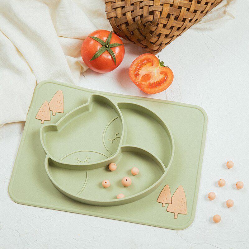 Silicone Baby Dining Plate