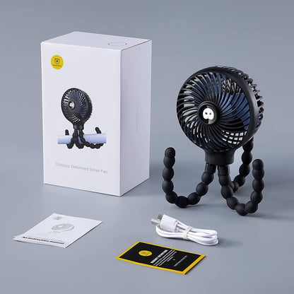 Smart Stroller Mini Fan 3 Speed