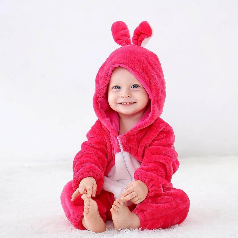 Soft Baby Animal Romper