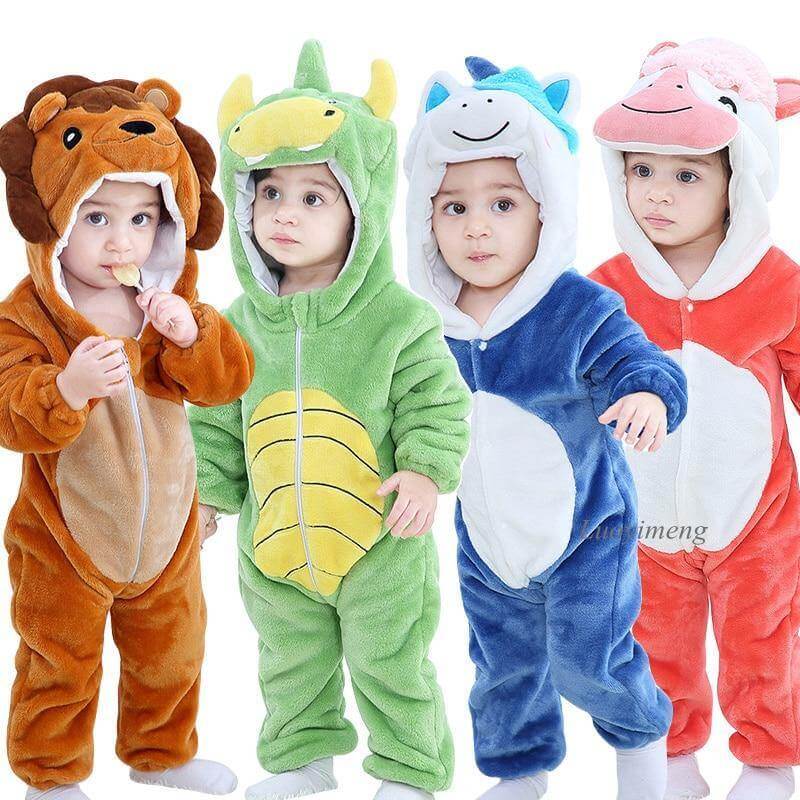 Soft Baby Animal Romper