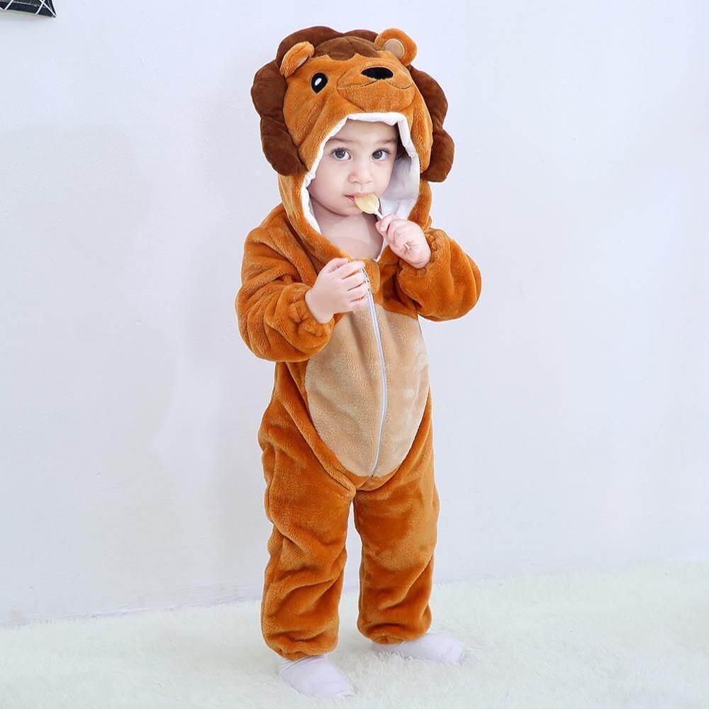 Soft Baby Animal Romper