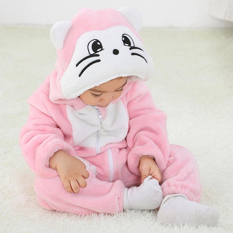 Soft Baby Animal Romper