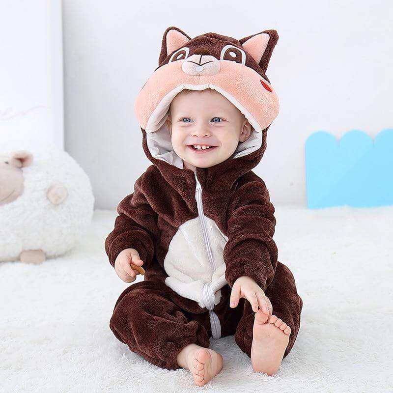 Soft Baby Animal Romper