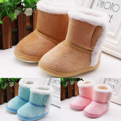 Soft Sole Fur Snow Booties