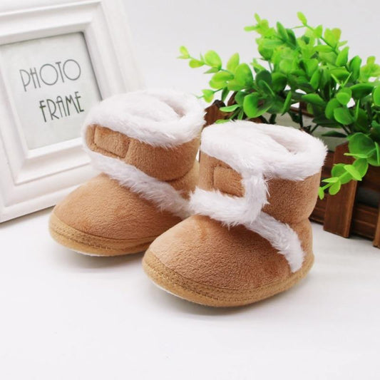 Soft Sole Fur Snow Booties