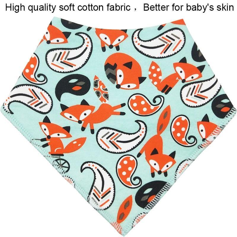 Triangle Scarf Cotton Baby Bibs