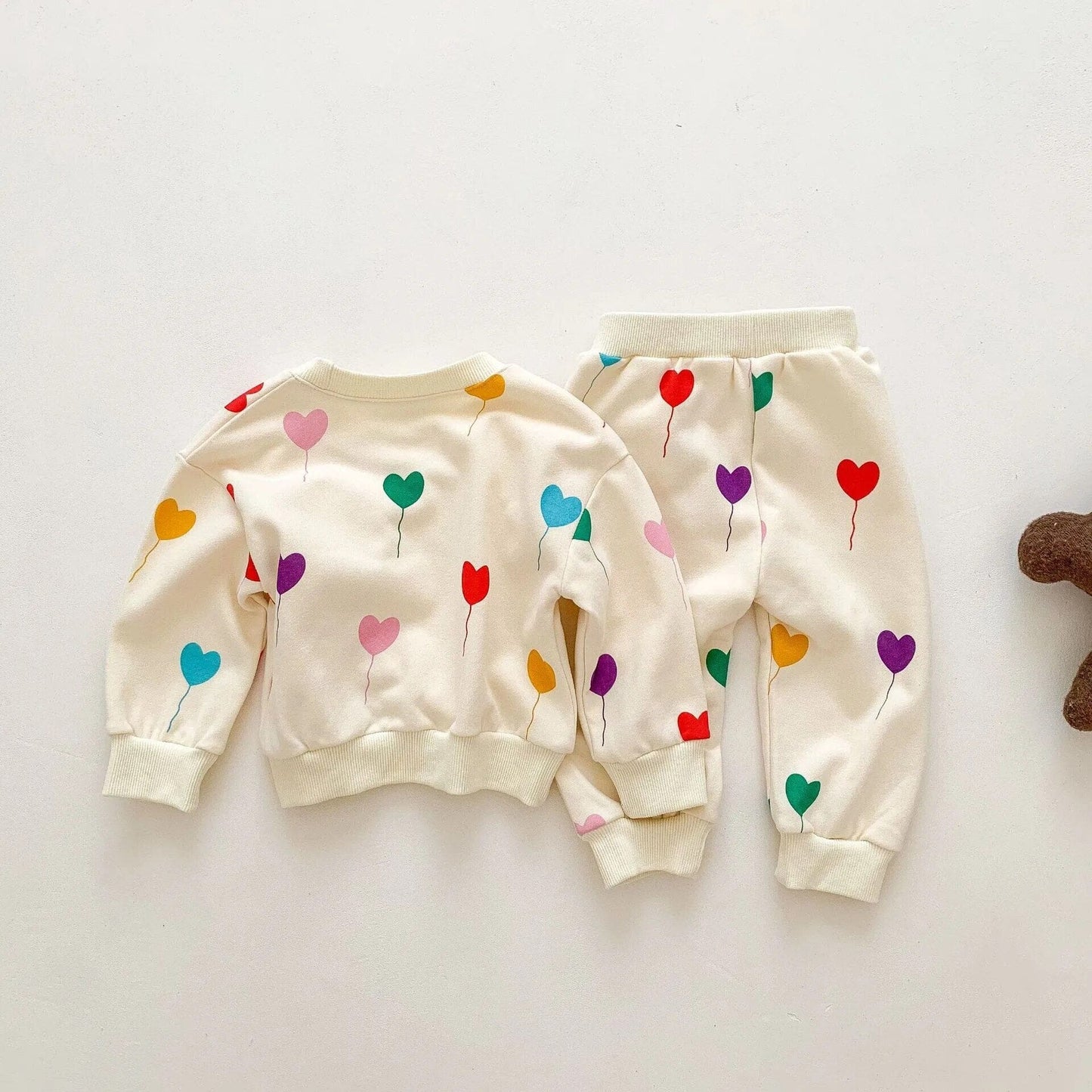 Baby Tracksuit Set Love Printing