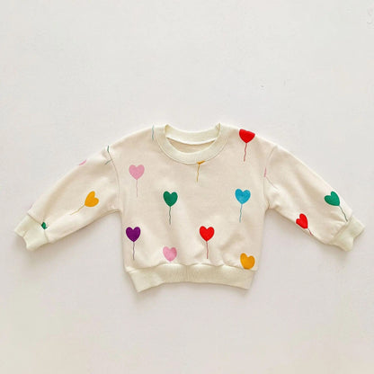 Baby Tracksuit Set Love Printing