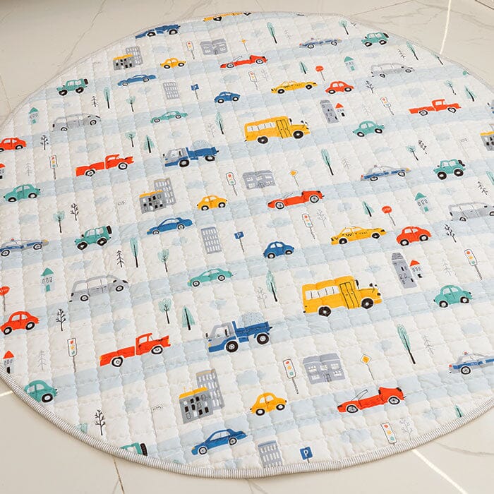 Wheels on the Road Baby Play Mat