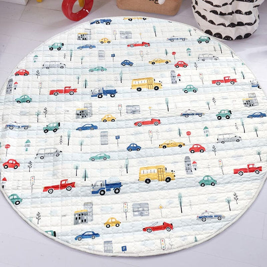 Wheels on the Road Baby Play Mat